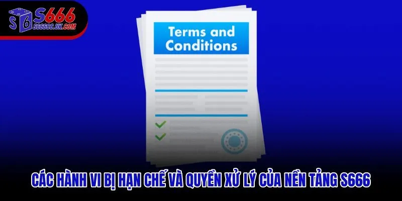 Nhóm hành vi vi phạm điều khoản S666 và mức xử lý tương ứng