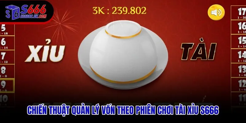 Kinh nghiệm đánh Tài Xỉu S666 với chiến thuật chia vốn và giới hạn thua theo phiên