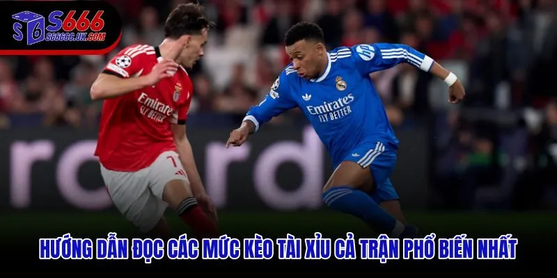 Cách chơi kèo tài xỉu cả trận qua từng mốc tỷ lệ cụ thể