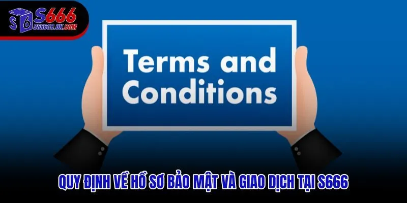 Điều khoản S666 về quản lý hồ sơ và bảo mật giao dịch trực tuyến